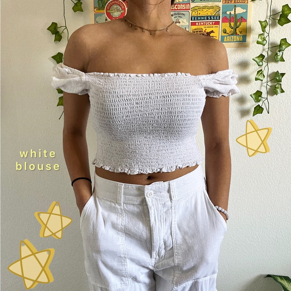 white blouse !